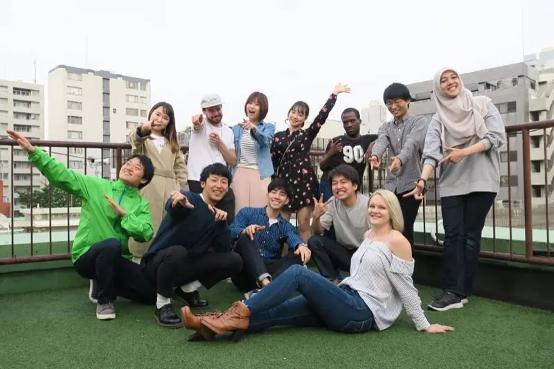 The international DEN team together, from an early Instagram post